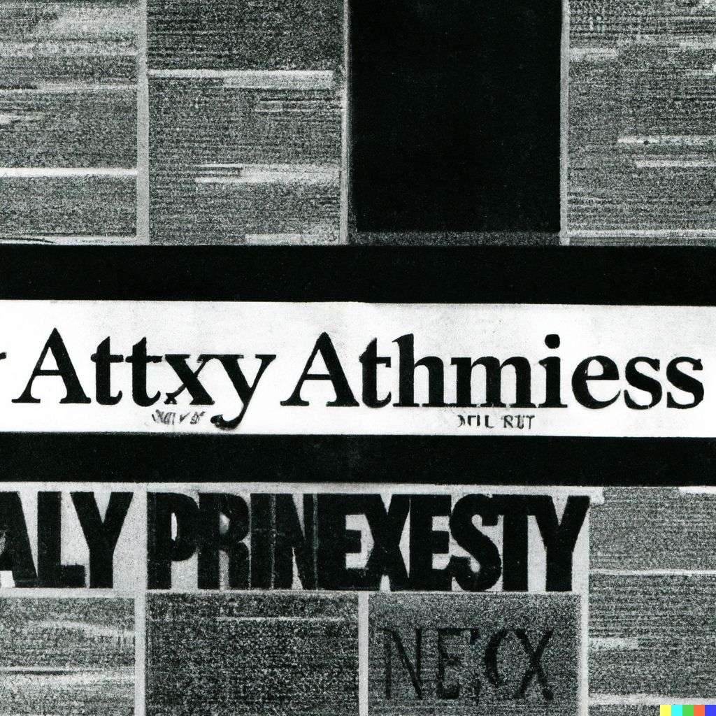 a representation of anxiety, front page of The New York Times, 2000